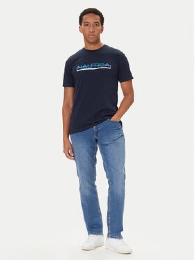 Nautica T-Shirt Koa N1S03430 Granatowy Regular Fit