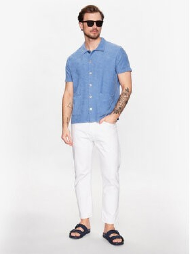 Oscar Jacobson Koszula 60206144 Niebieski Regular Fit
