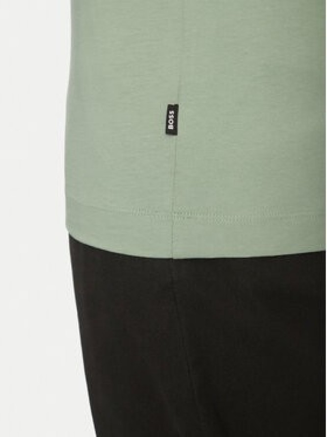 BOSS T-Shirt Thompson 01 50468347 Zielony Regular Fit