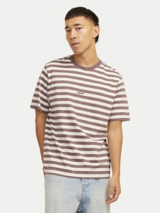 Jack & Jones T-Shirt Vesterbro 12265748 Beżowy Relaxed Fit
