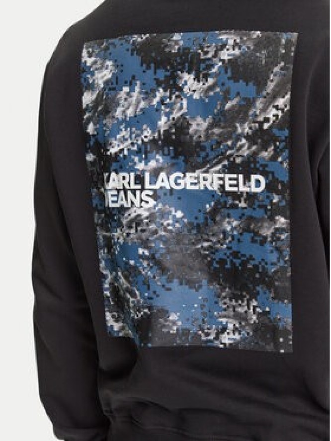 Karl Lagerfeld Jeans Bluza A3M20025 Czarny Regular Fit