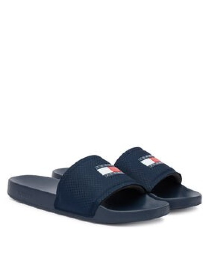 Tommy Jeans Klapki Tjm Pool Slide EM0EM01673 Granatowy