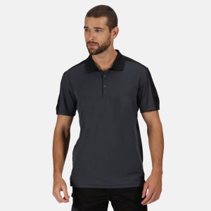 Koszulka Polo Męska Kontrastowa Coolweave