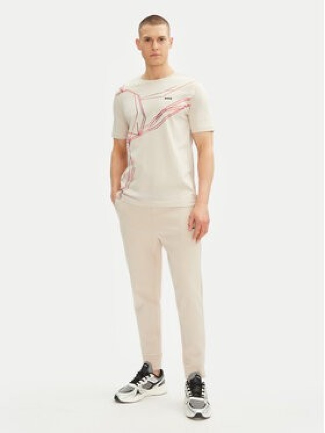 BOSS T-Shirt Beetle 50542048 Beżowy Regular Fit