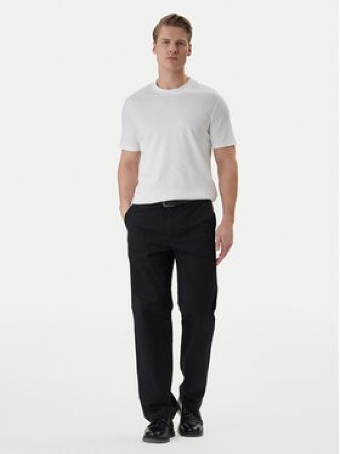 Calvin Klein Jeans Chinosy 90's LV04RF619G Czarny Straight Fit