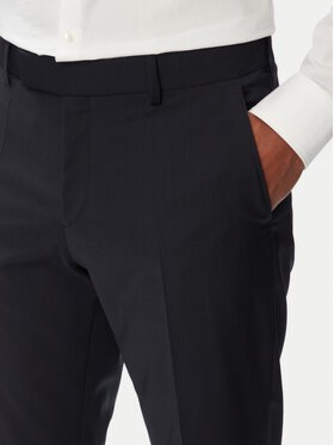 BOSS Spodnie garniturowe H-George-263 50567486 Granatowy Slim Fit
