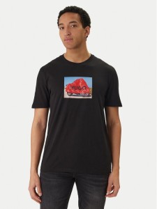 HUGO T-Shirt Dostino 50557674 Czarny Regular Fit