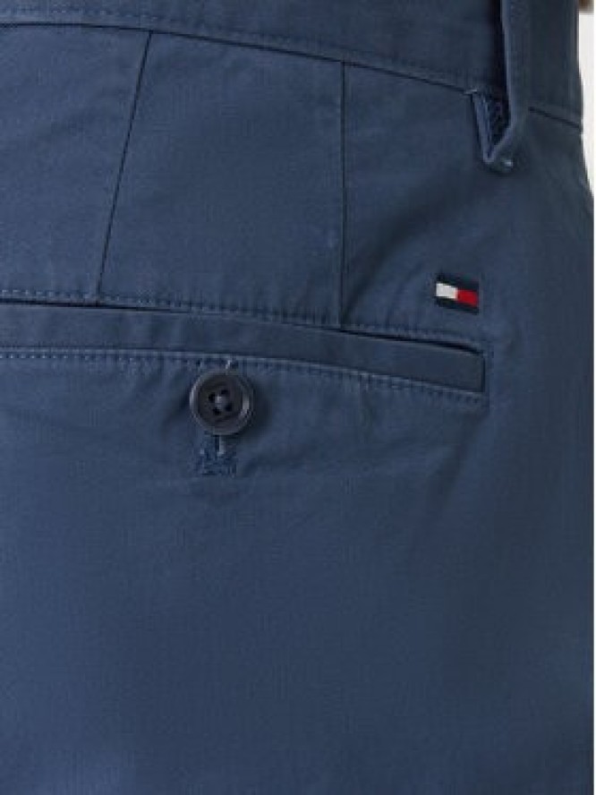 Tommy Hilfiger Chinosy Denton Essential MW0MW40262 Niebieski Straight Fit