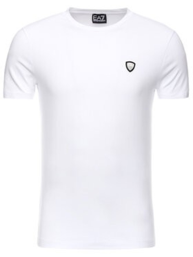 EA7 Emporio Armani T-Shirt 8NPTL7 PJ03Z 1100 Biały Regular Fit