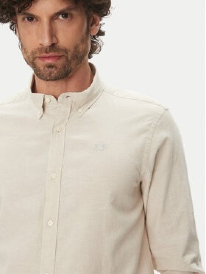 La Martina Koszula Alvin MAC006 TL141 Beżowy Regular Fit