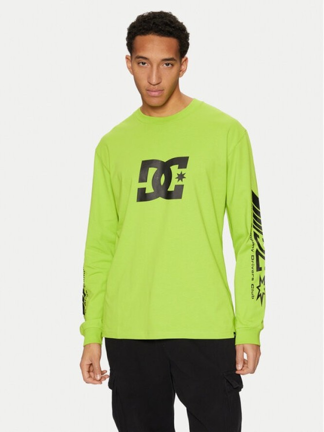 DC Shoes Longsleeve Drivers Club ADYZT05406 Zielony Standard Fit