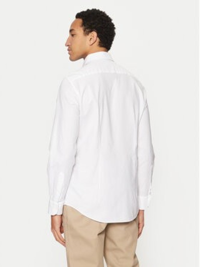 Tommy Hilfiger Koszula MW0MW37597 Biały Slim Fit
