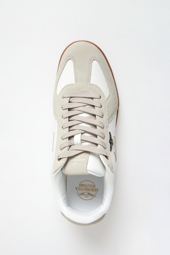 Sneakersy męskie skórzane AERONAUTICA MILITARE