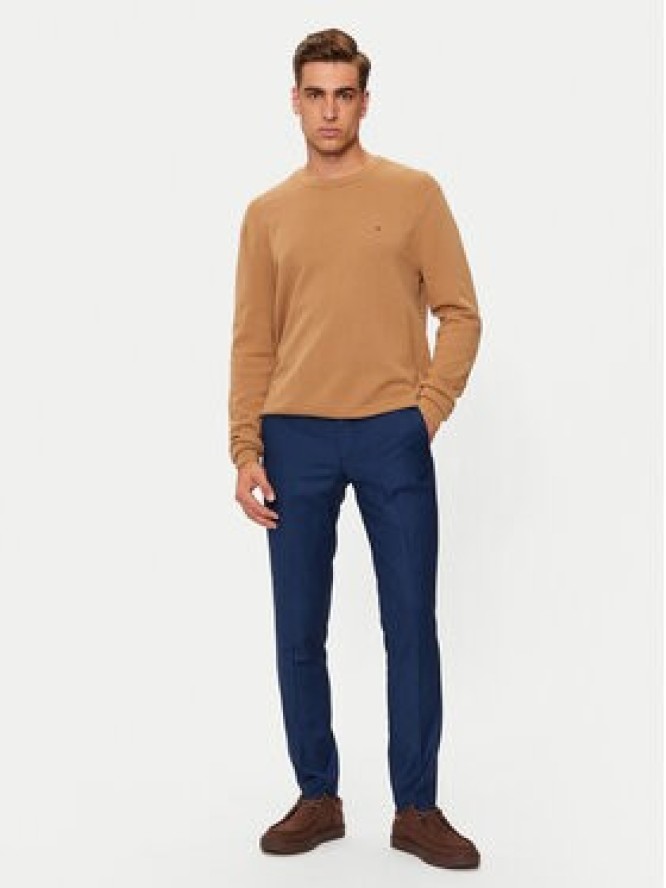 Jack & Jones Chinosy Solaris 12141112 Granatowy Super Slim Fit