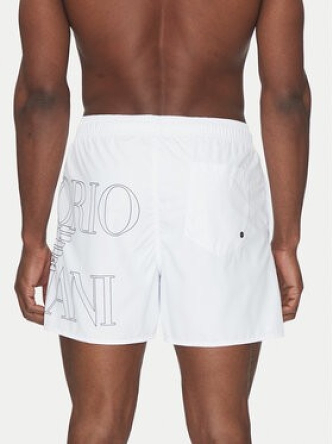 Emporio Armani Underwear Szorty kąpielowe EM000583 AF12326 U0002 Biały Regular Fit