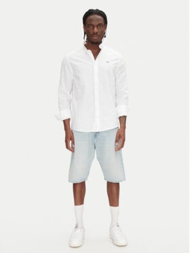 Tommy Jeans Koszula DM0DM20875 Écru Regular Fit