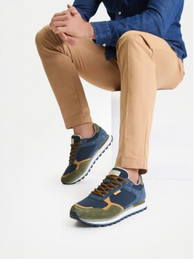 Guess Jeans Sneakersy CWBEO-ETIENNE-01 Granatowy