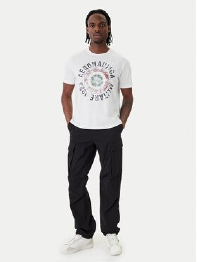Aeronautica Militare T-Shirt 261TS2538UJ00727 Biały Regular Fit