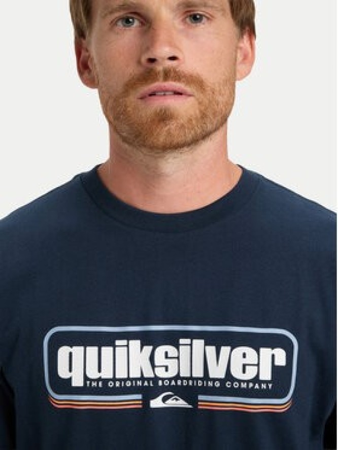 Quiksilver T-Shirt EQYZT08179 Granatowy Regular Fit