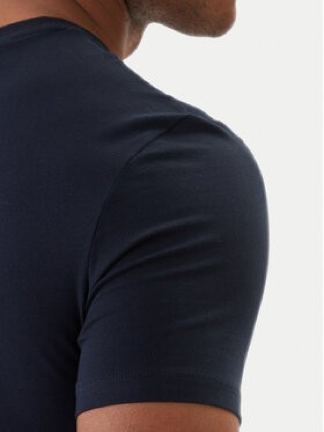 Calvin Klein T-Shirt LV04LC240G Granatowy Slim Fit
