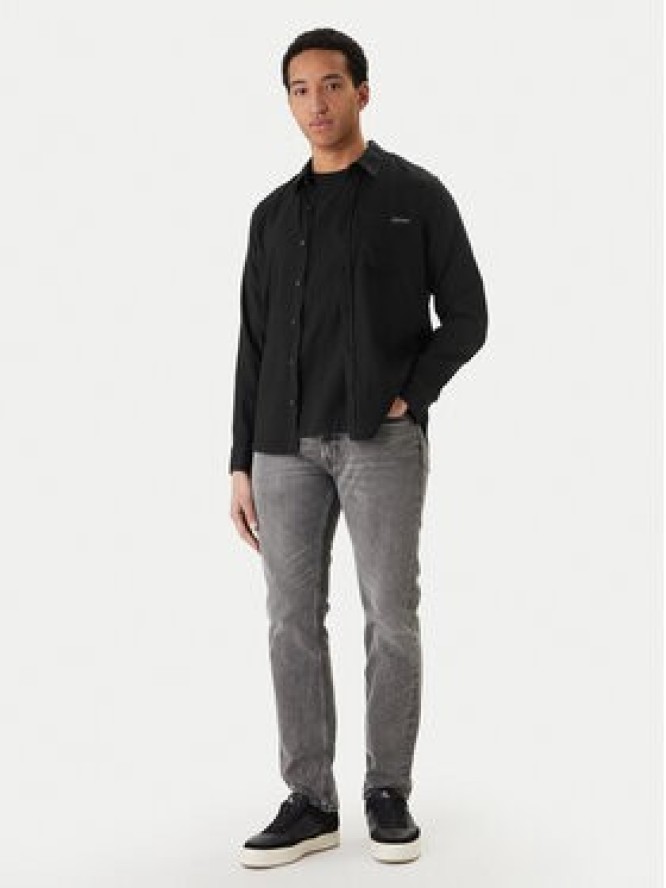 Calvin Klein Jeans Koszula LV04RF121G Czarny Regular Fit