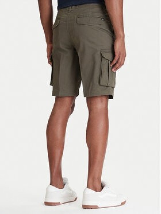 Quiksilver Szorty materiałowe MW Cargo EQYWS03912 Zielony Regular Fit