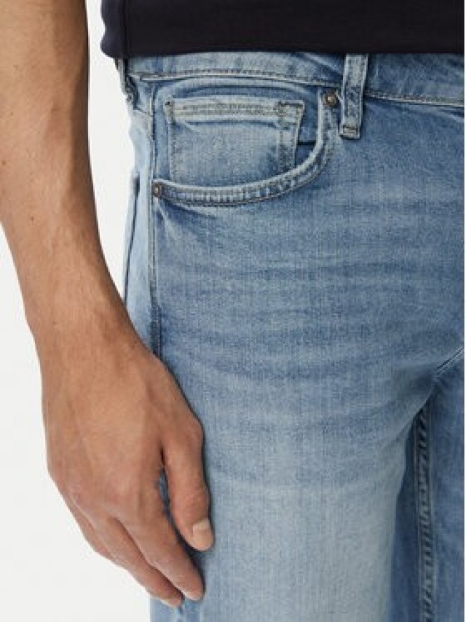 Guess Jeansy Finnley M6YAS2 D1479 Niebieski Slim Tapered Fit