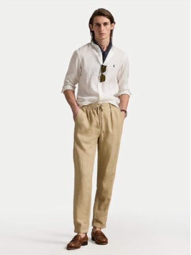 Polo Ralph Lauren Koszula 710968925006 Biały Slim Fit