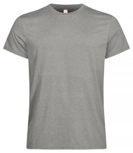 clique Basic Active-T męski T-shirt 100% poliester – Grey Melange