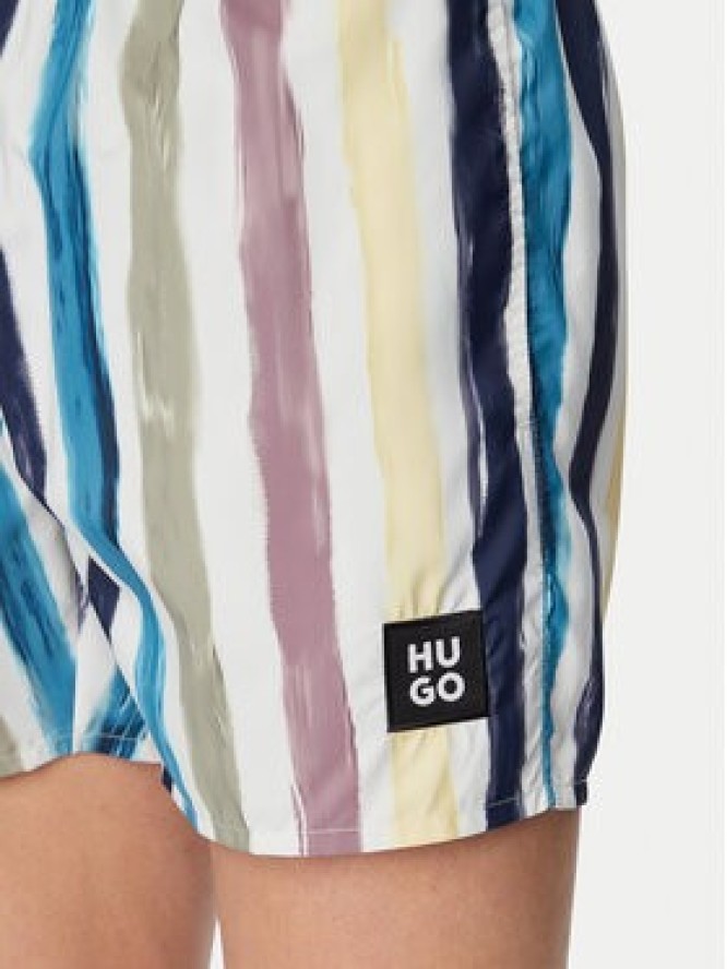 HUGO Szorty kąpielowe Dino 50561219 Kolorowy Regular Fit