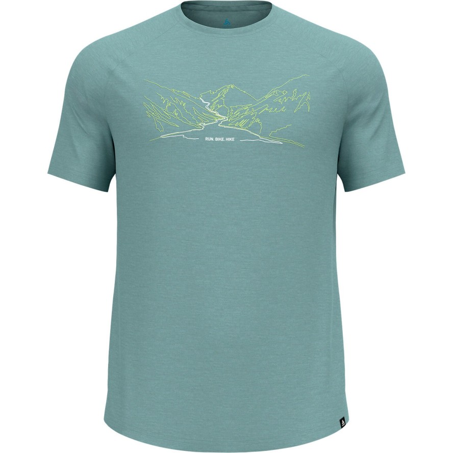 Koszulka z krótkim rękawem męska ODLO Ascent PW 130 Run. Bike. Hike.