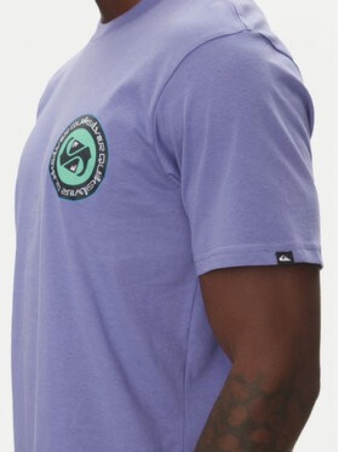 Quiksilver T-Shirt Circle Back Ss EQYZT08054 Fioletowy Regular Fit