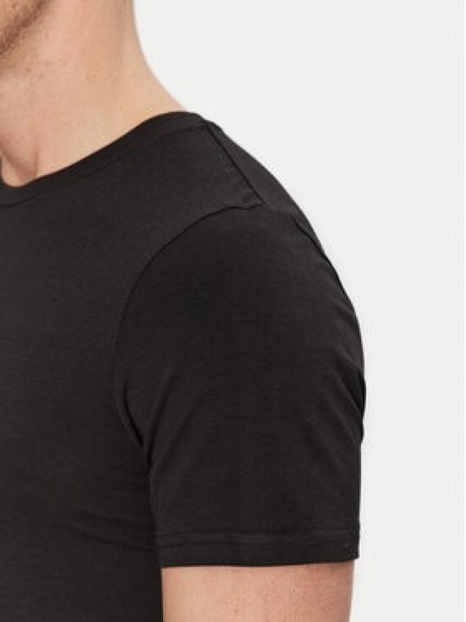Resteröds Komplet t-shirtów 27040 2 Czarny Slim Fit