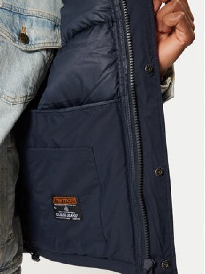 Guess Jeans Kamizelka M4BN47 WGII2 Granatowy Regular Fit