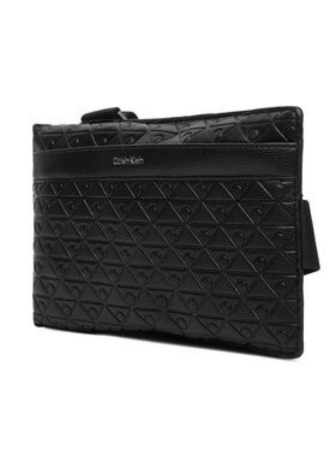 Calvin Klein Saszetka Emblem Aop Emboss Square Sling LV04D3277G Czarny