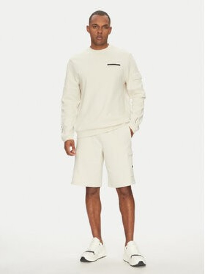 EA7 Emporio Armani Bluza 7M000324 AF12660 U1112 Écru Regular Fit