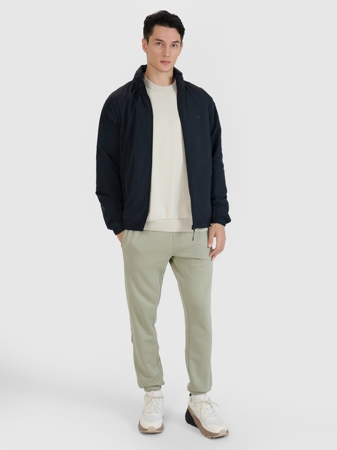 4F Kurtka przejściowa męska - czarna 3XL