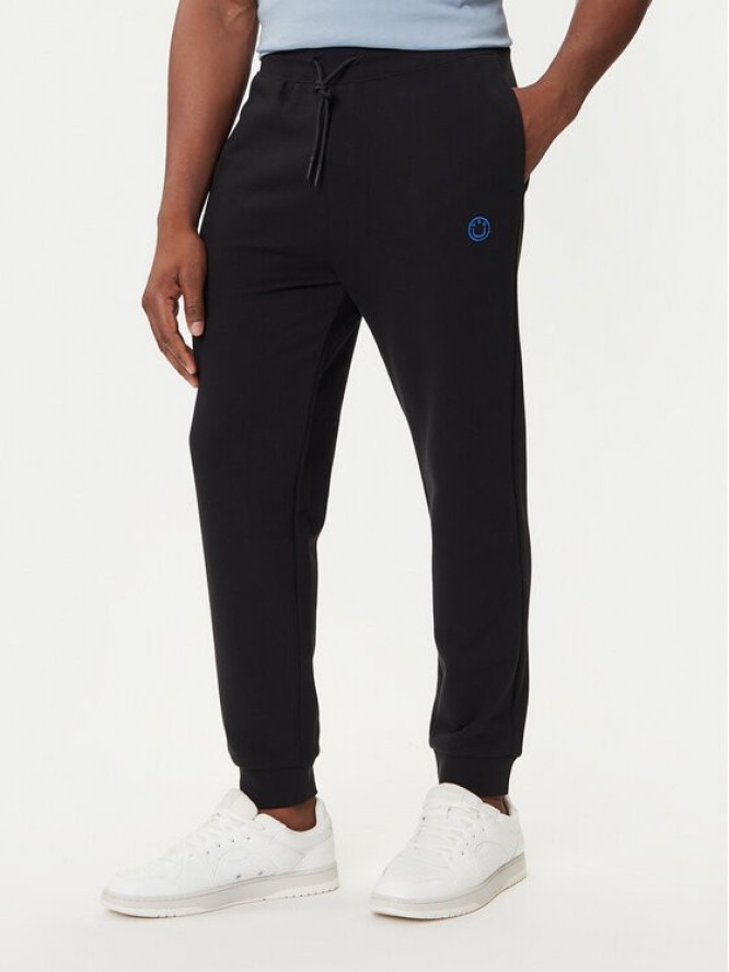 HUGO Spodnie dresowe Nompio 50522360 Czarny Regular Fit