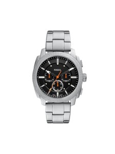 Fossil Zegarek Machine FS6095 Srebrny