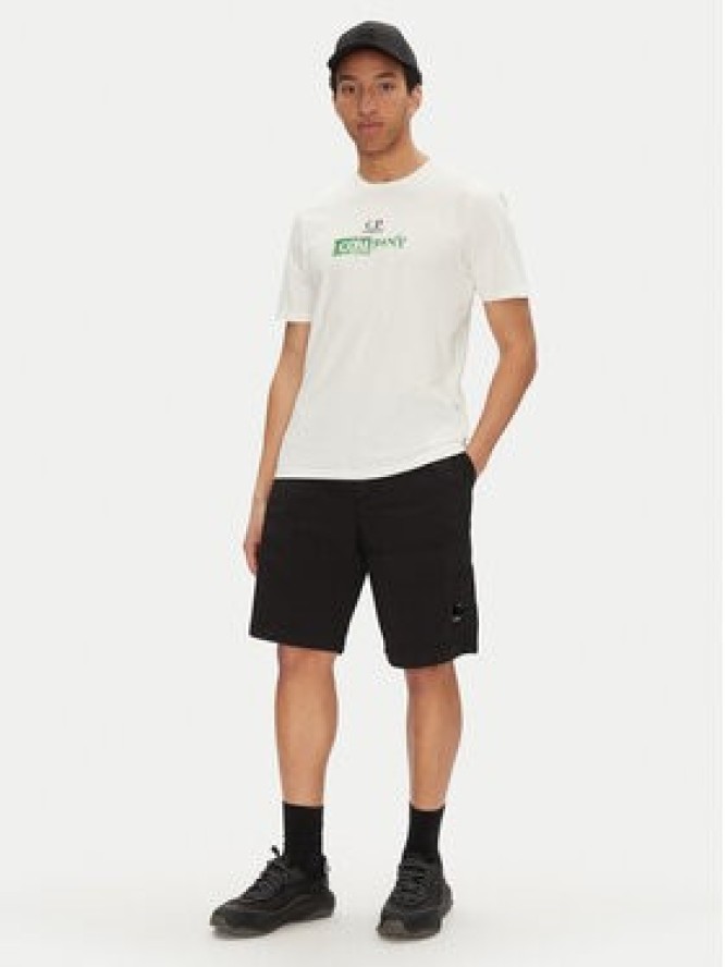 C.P. Company Szorty materiałowe 18CMBE172A006439G Czarny Relaxed Fit