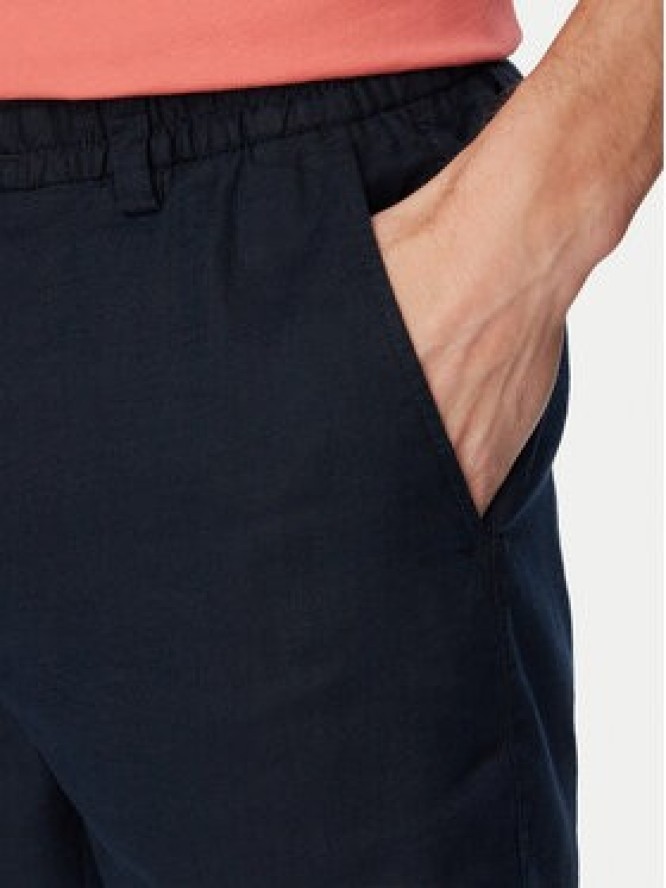 BOSS Szorty materiałowe 50559178 Granatowy Regular Fit