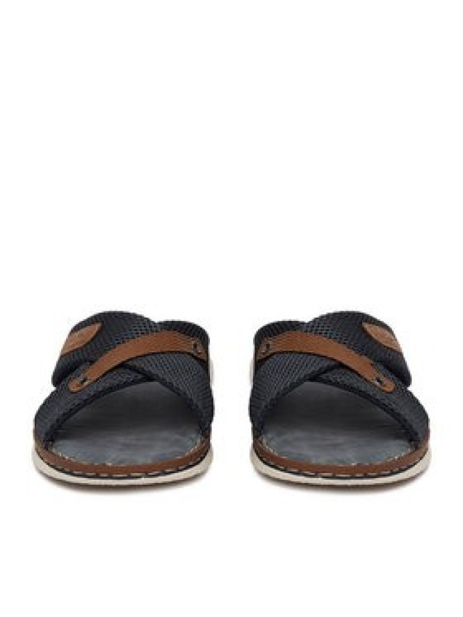 Rieker Klapki CEO-21340-14 Granatowy