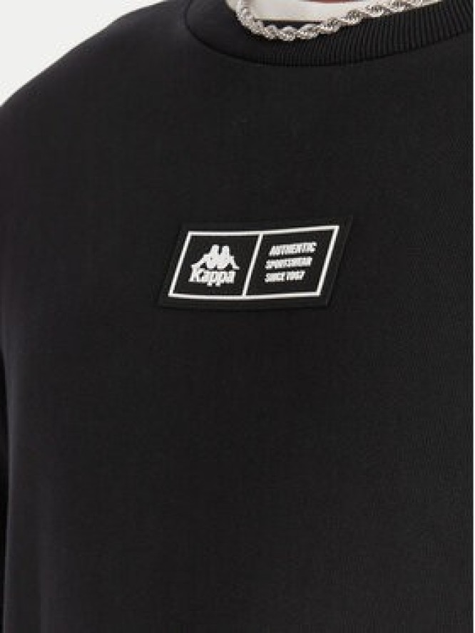 Kappa Bluza Authentic Nymphe 321Y1MW Czarny Comfort Fit