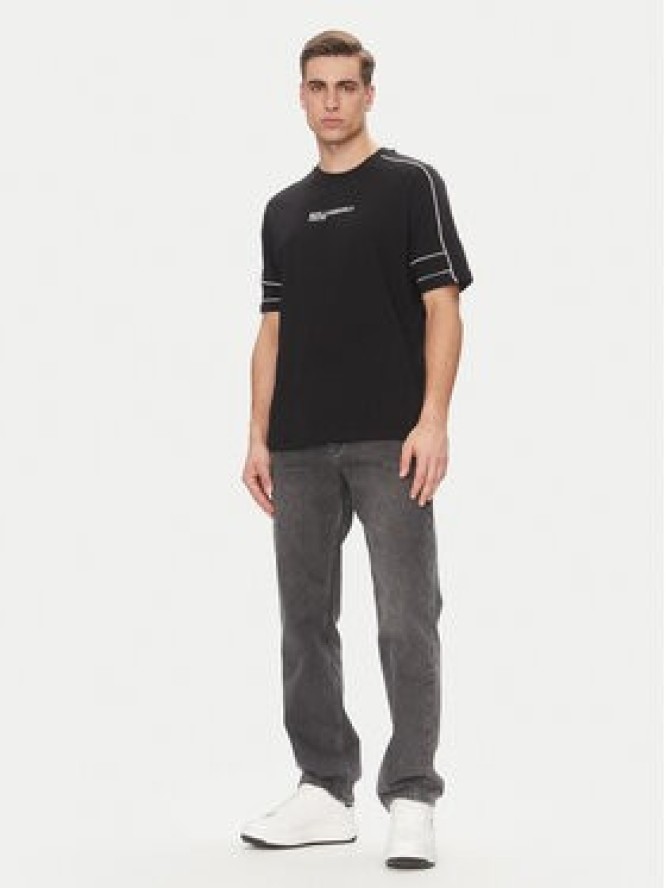 Karl Lagerfeld Jeans T-Shirt A2M17052 Czarny Relaxed Fit