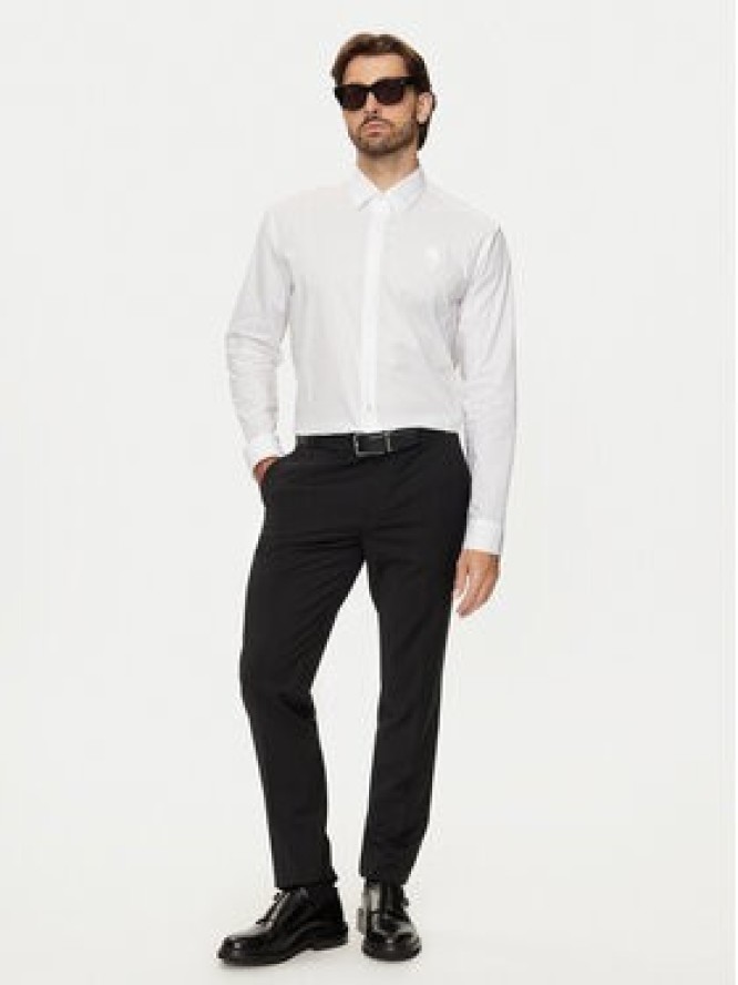 KARL LAGERFELD Koszula 605951 544600 Biały Regular Fit