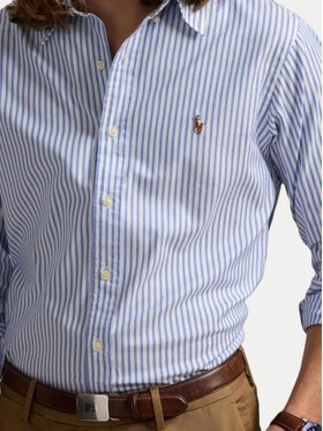 Polo Ralph Lauren Koszula 710886462003 Błękitny Custom Fit