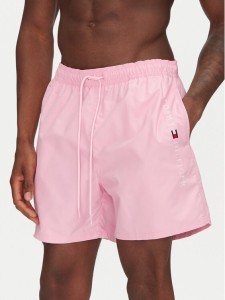 Tommy Hilfiger Szorty kąpielowe UM0UM03258 Różowy Regular Fit