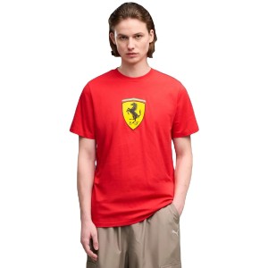 męskie T-shirt Puma Ferrari Colored Shield Tee