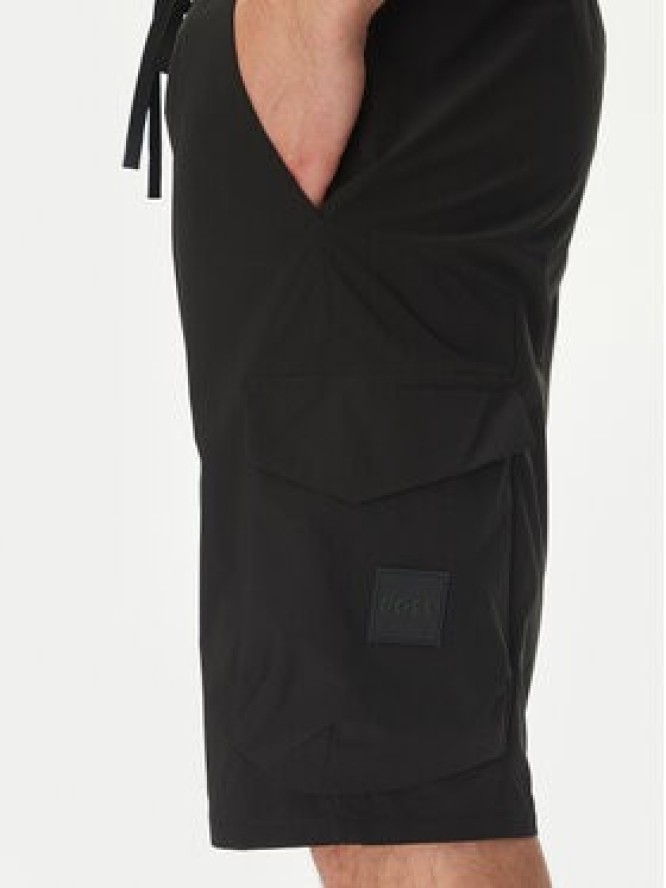 BOSS Szorty sportowe S_Urbanex-Cargo 50534318 Czarny Tapered Fit