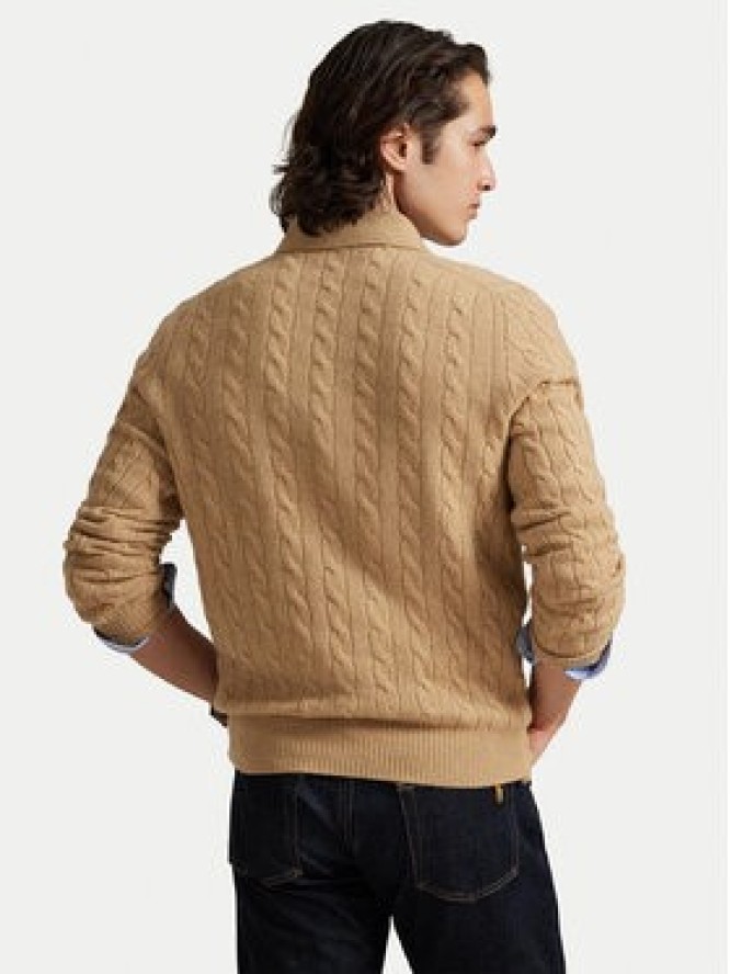 Polo Ralph Lauren Sweter 710974165004 Beżowy Regular Fit